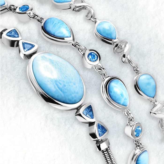 Larimar Bracelets