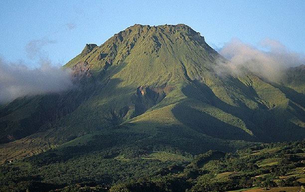 View of the Baoruco Mountain in Barahona, southwest of the Dominican Republic. larimar found from volcanic activity