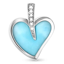 Heart Larimar Jewelry