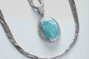 CLEANING STERLING SILVER JEWELRY, clarity oval larimar necklace