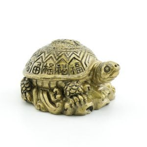 green good luck turtle charm