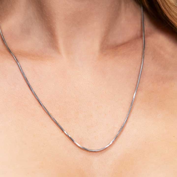 silver snake chain