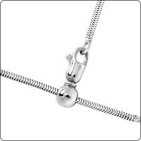 premium quality clasps for adjustable silver chain