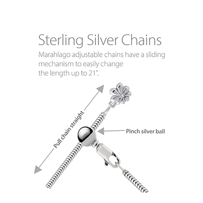 how to adjust a silver chain using the lobster clasps - italian quality