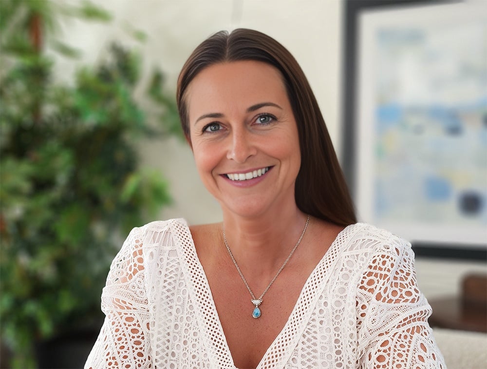 Fox Pendant Necklace with Larimar Gemstone