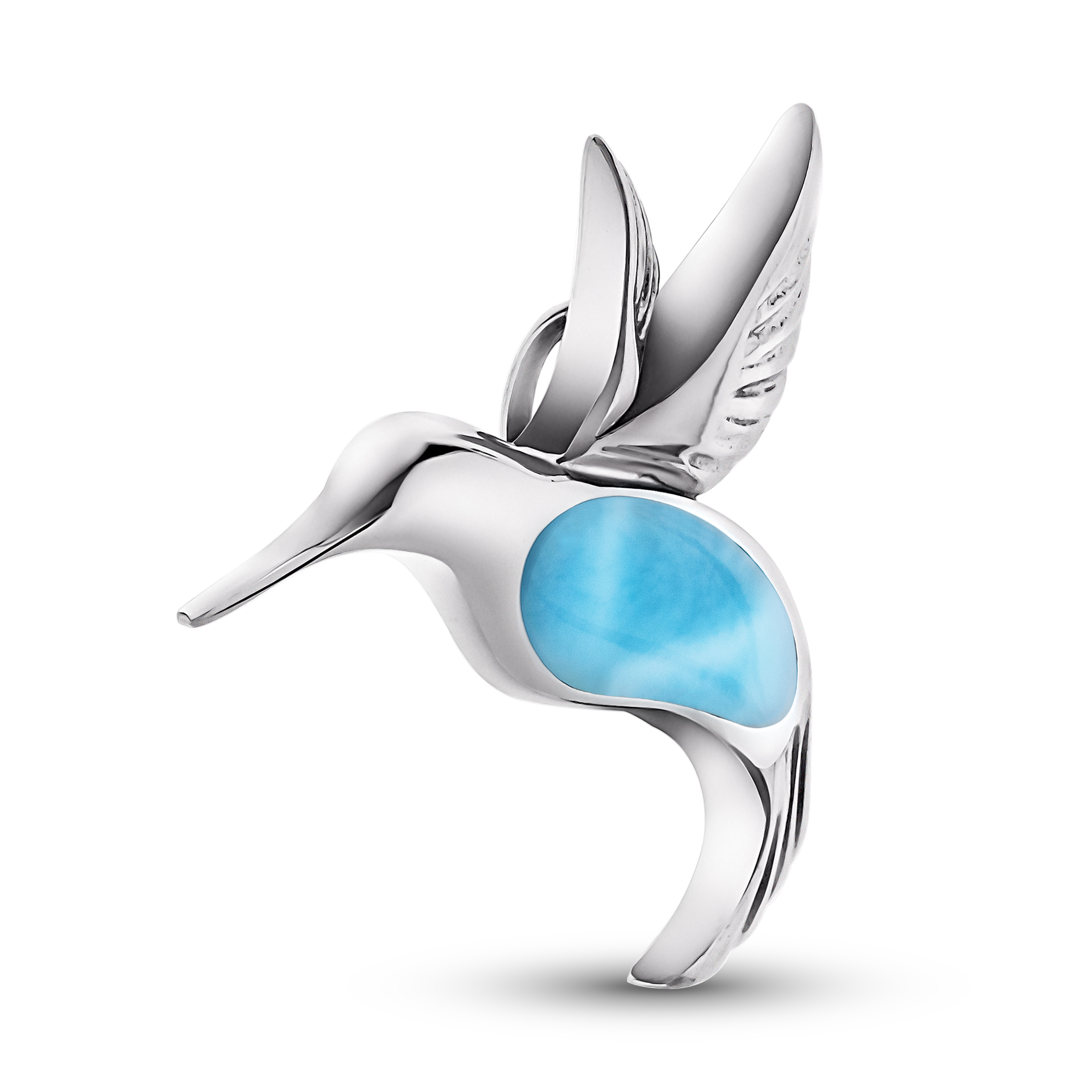 Turquoise hummingbird necklace clearance