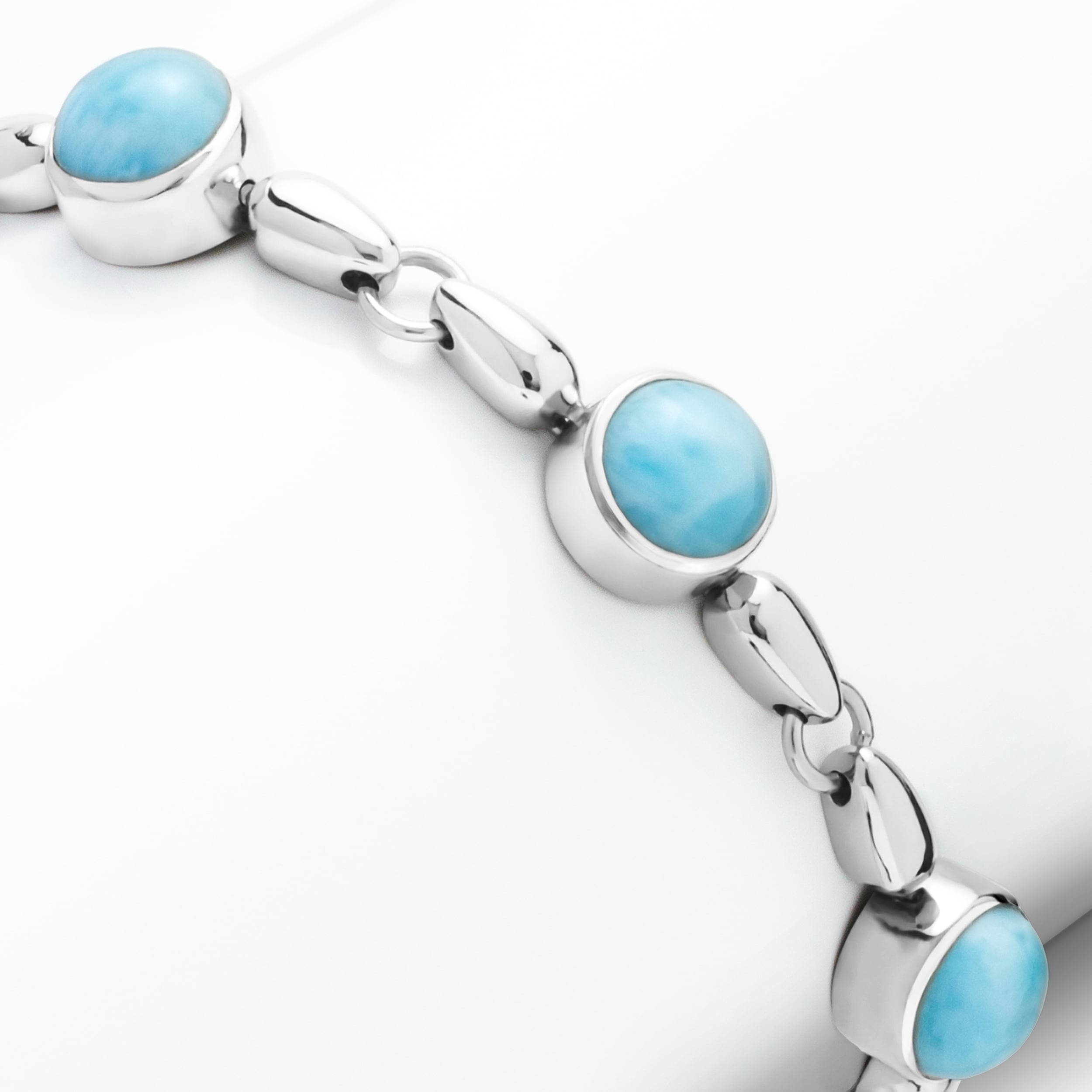 larimarbrace.ymさん12-12-3 Larimar Bracelets 7mm 9mm 11mm 13mm – HighlandCrystal Shop
