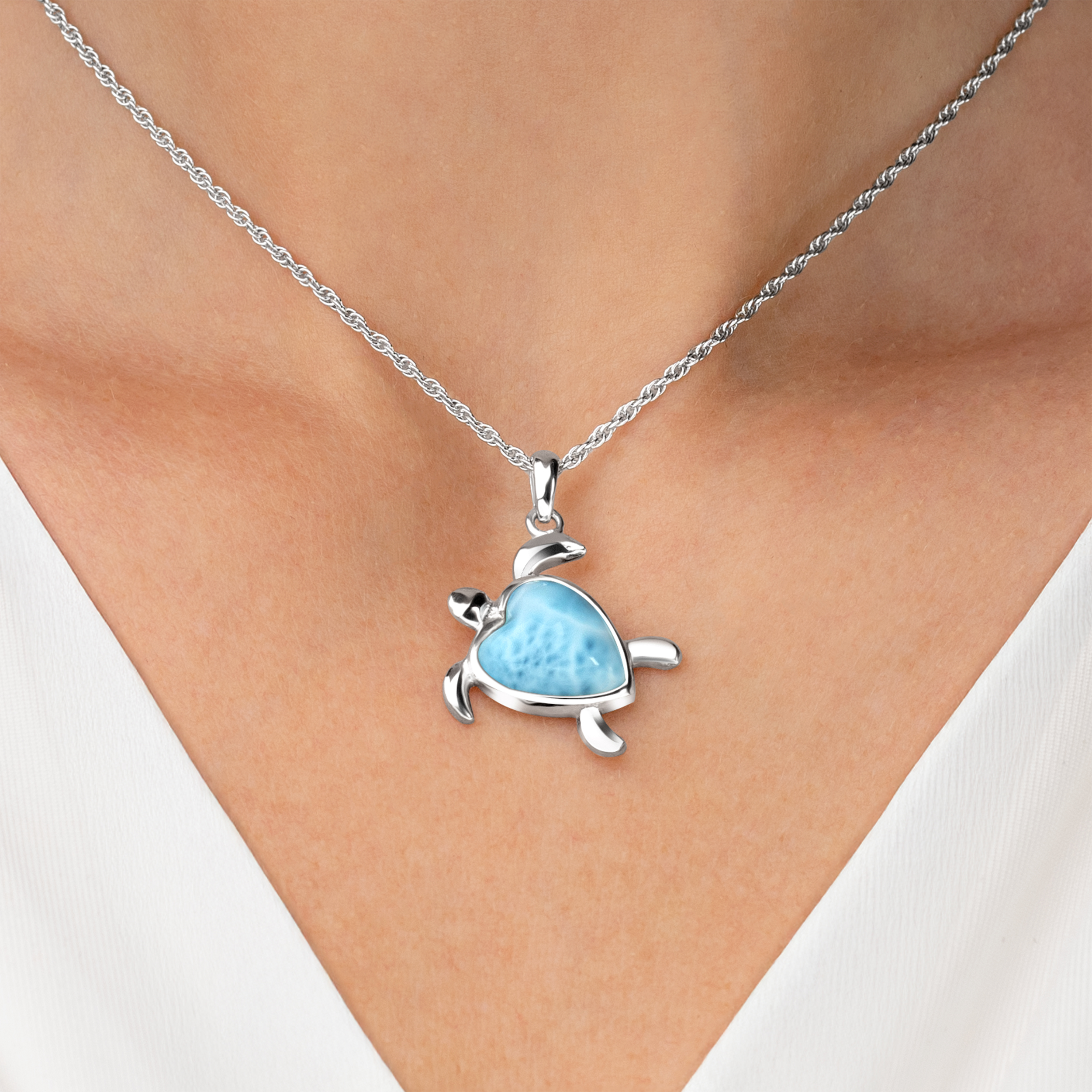 Turtle Heart Necklace
