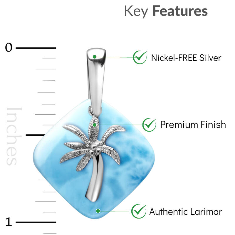 Sterling silver Palm Tree Necklace