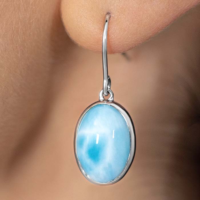 Larimar earrings marahlago sale