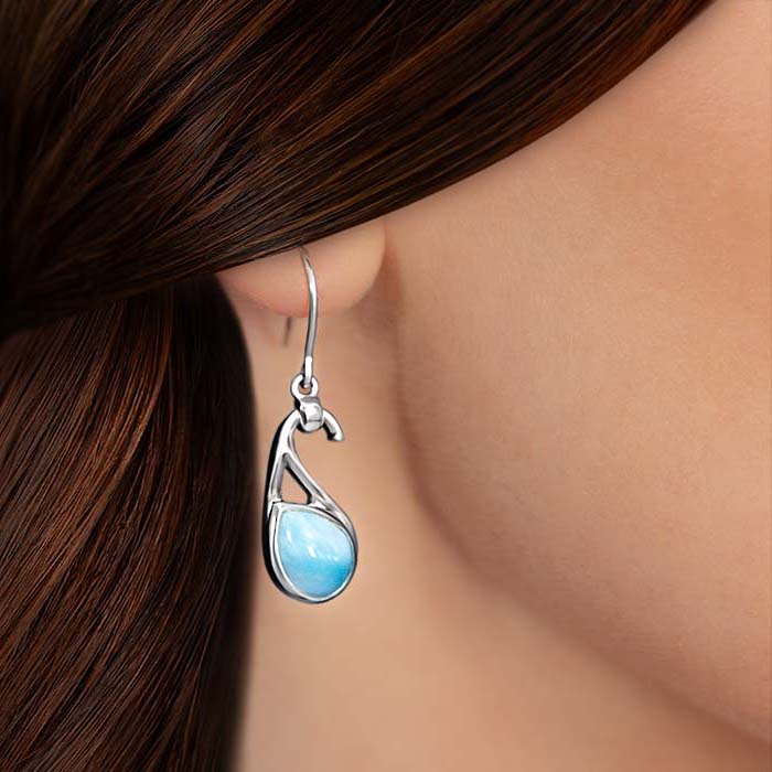700_1sb_sedSterling Silver Seduction Wire Earrings Marahlago Jewelry larimar
