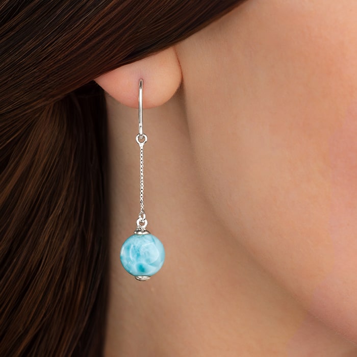 Larimar Earring Rey Dangle Main 