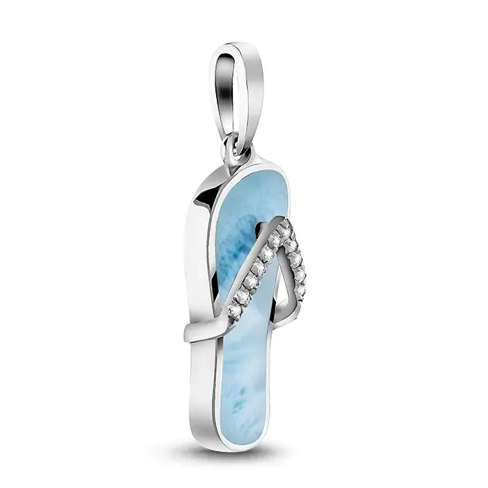 Sterling silver flip flop charm hotsell