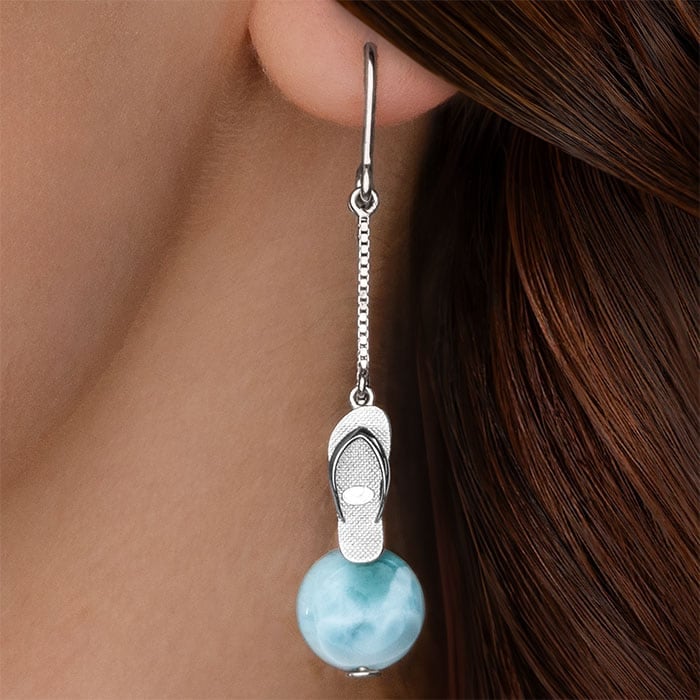 Flip Flop Dangle Earrings