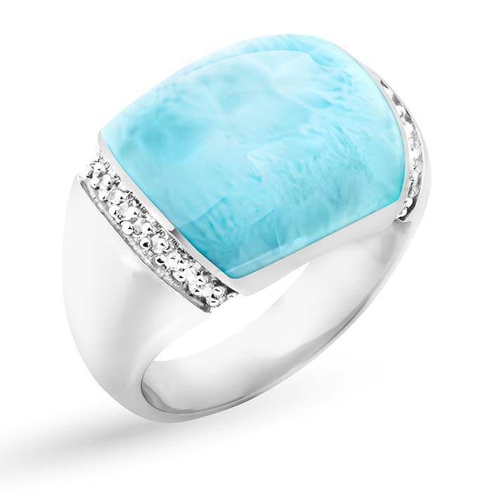 Gemstone Ring in sterling silver