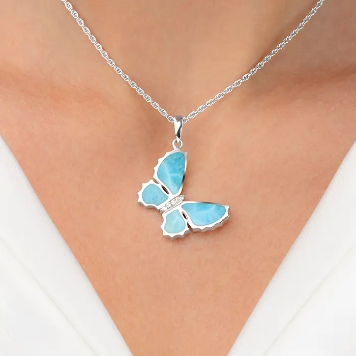 Silver Butterfly Necklace