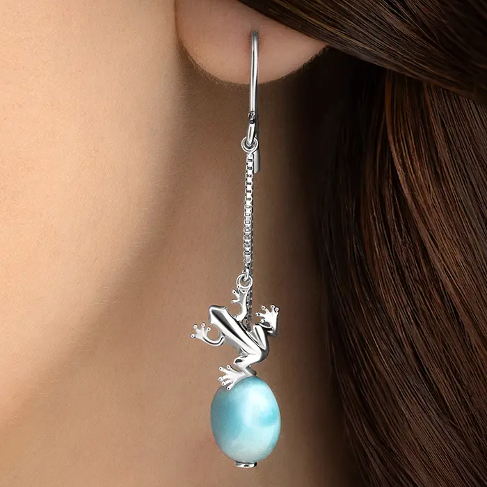 Frog Dangle Earrings