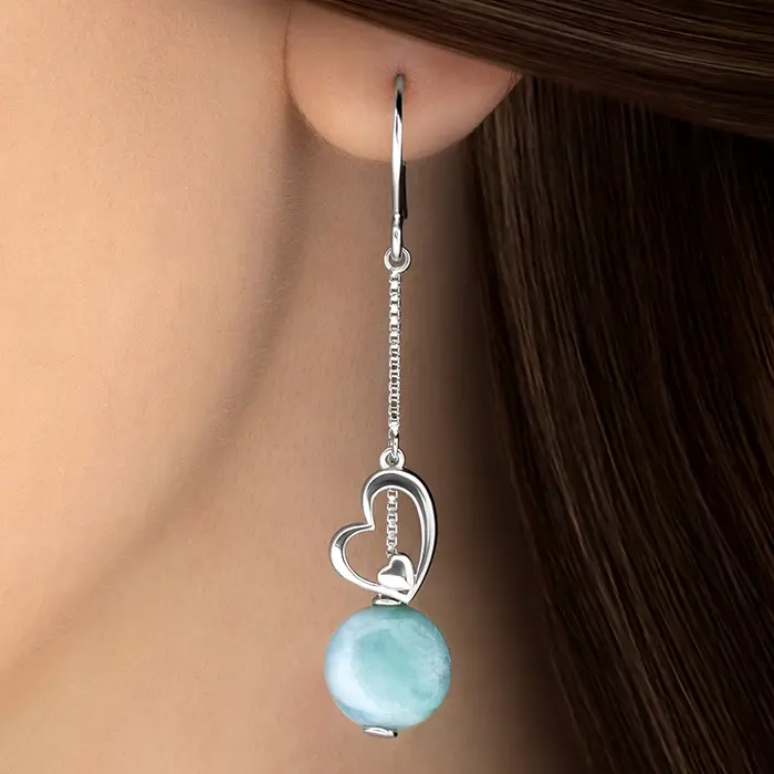 Heart Dangle Earrings