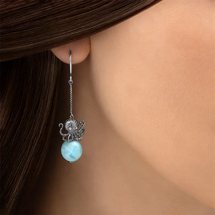 Octopus Dangle Earrings