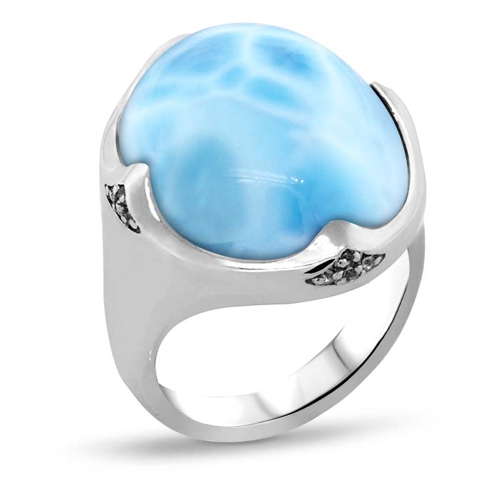 Sterling silver and larimar by marahlago