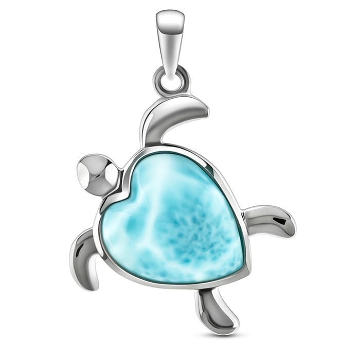 Turtle Heart Necklace