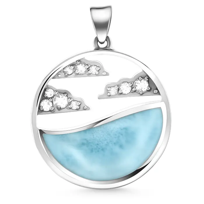 Cloud Necklace in Sterling Silver 