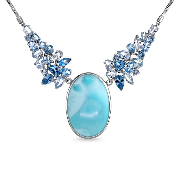 Blue Gemstone Necklace