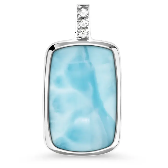 Larimar and Sapphire Necklace