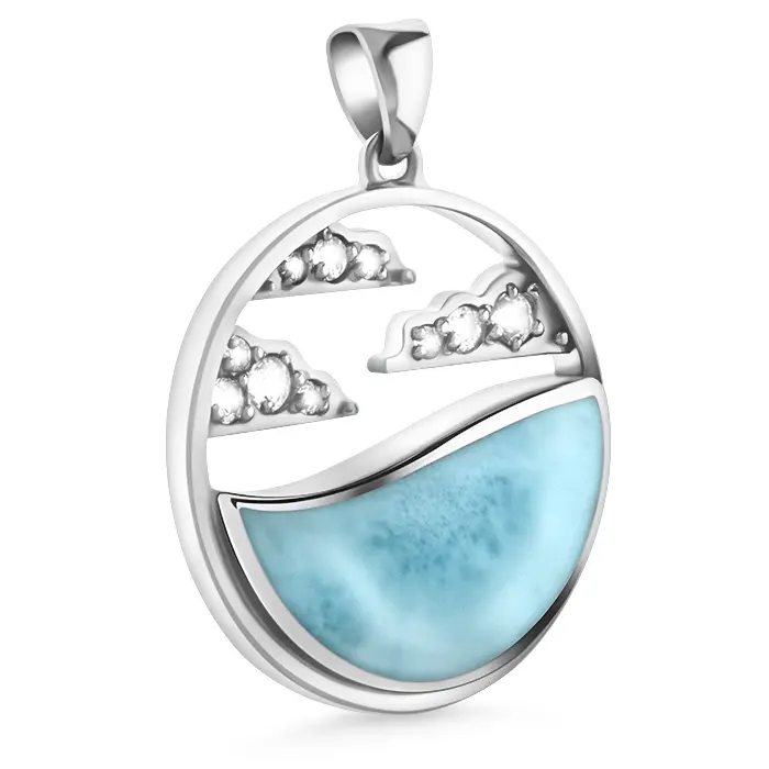 Cloud Necklace in Sterling Silver 