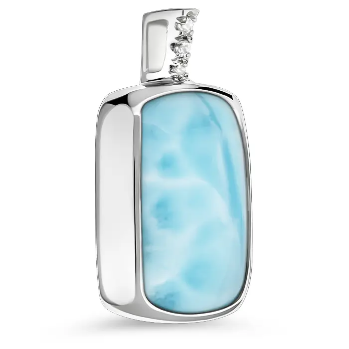Larimar and Sapphire Necklace