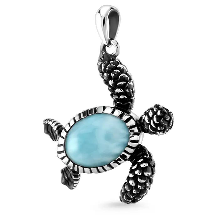 Sterling Silver Turtle Necklace