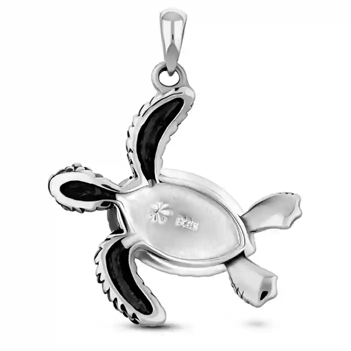 Sterling Silver Turtle Necklace
