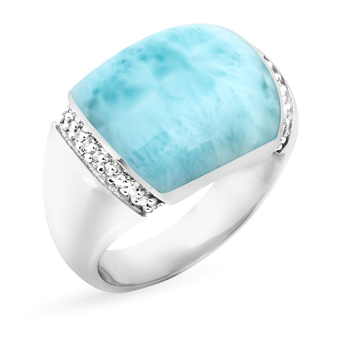 Gemstone Ring in sterling silver