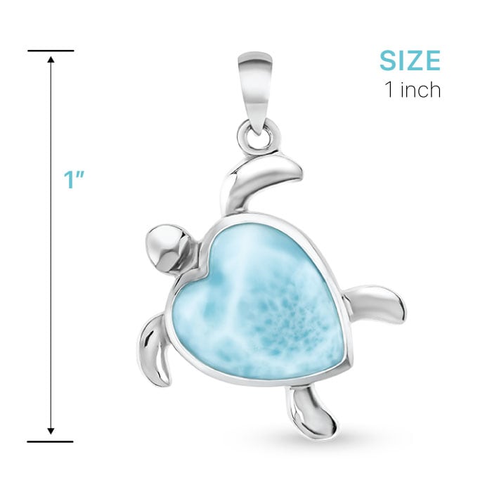 Turtle Heart Necklace