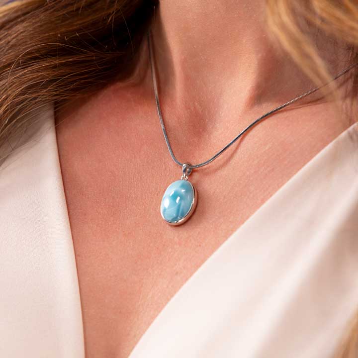 Larimar Necklace by marahlago