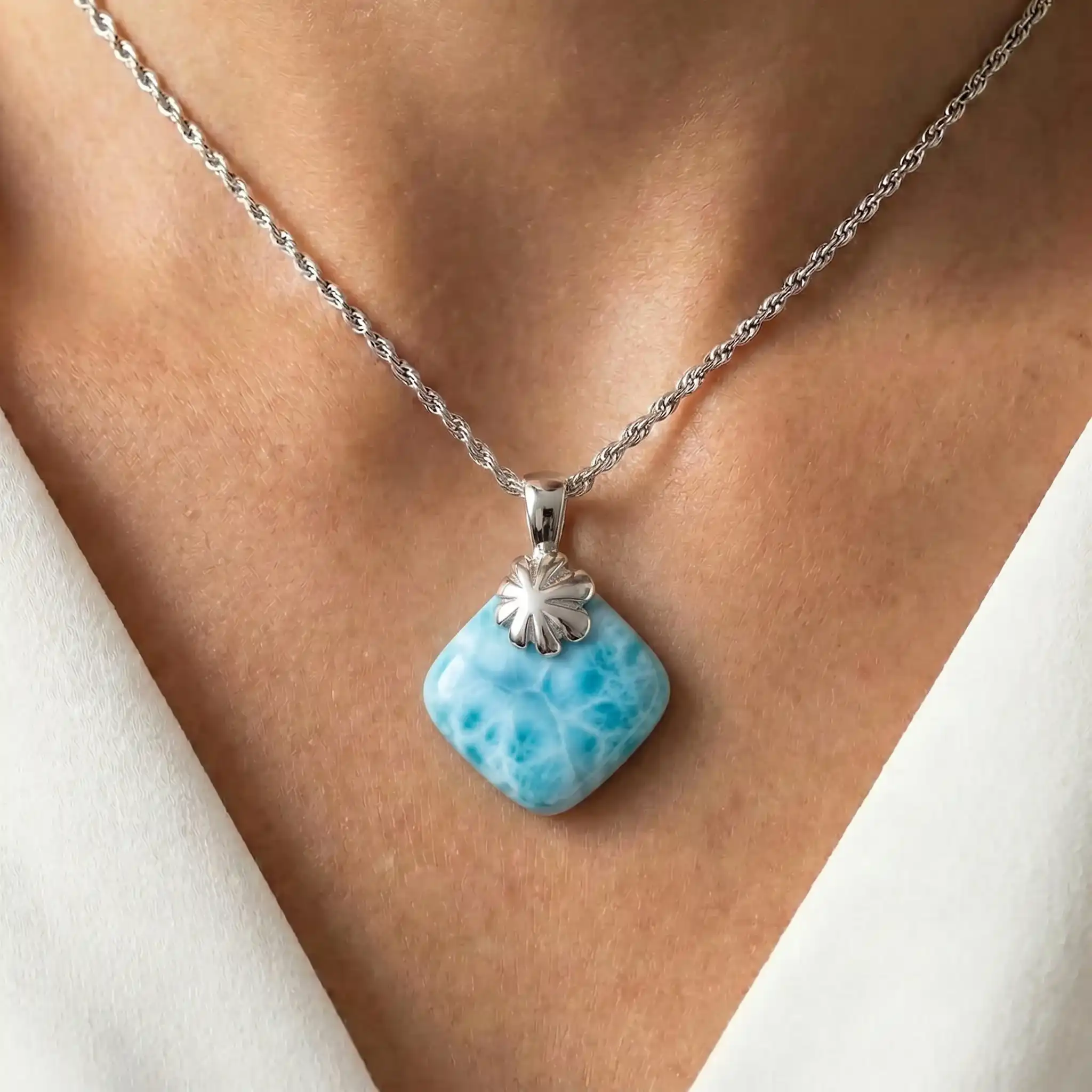 Larimar Necklace 