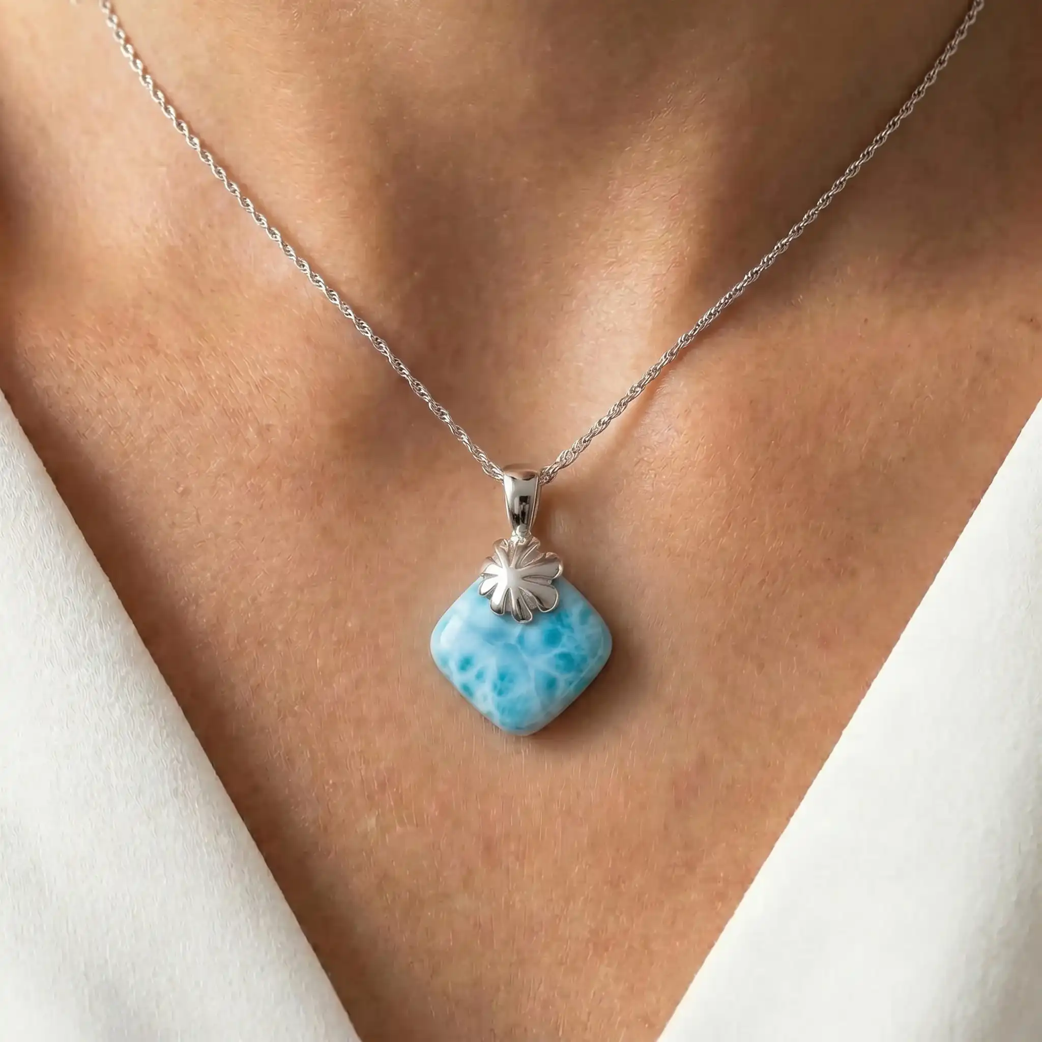 Larimar Necklace 