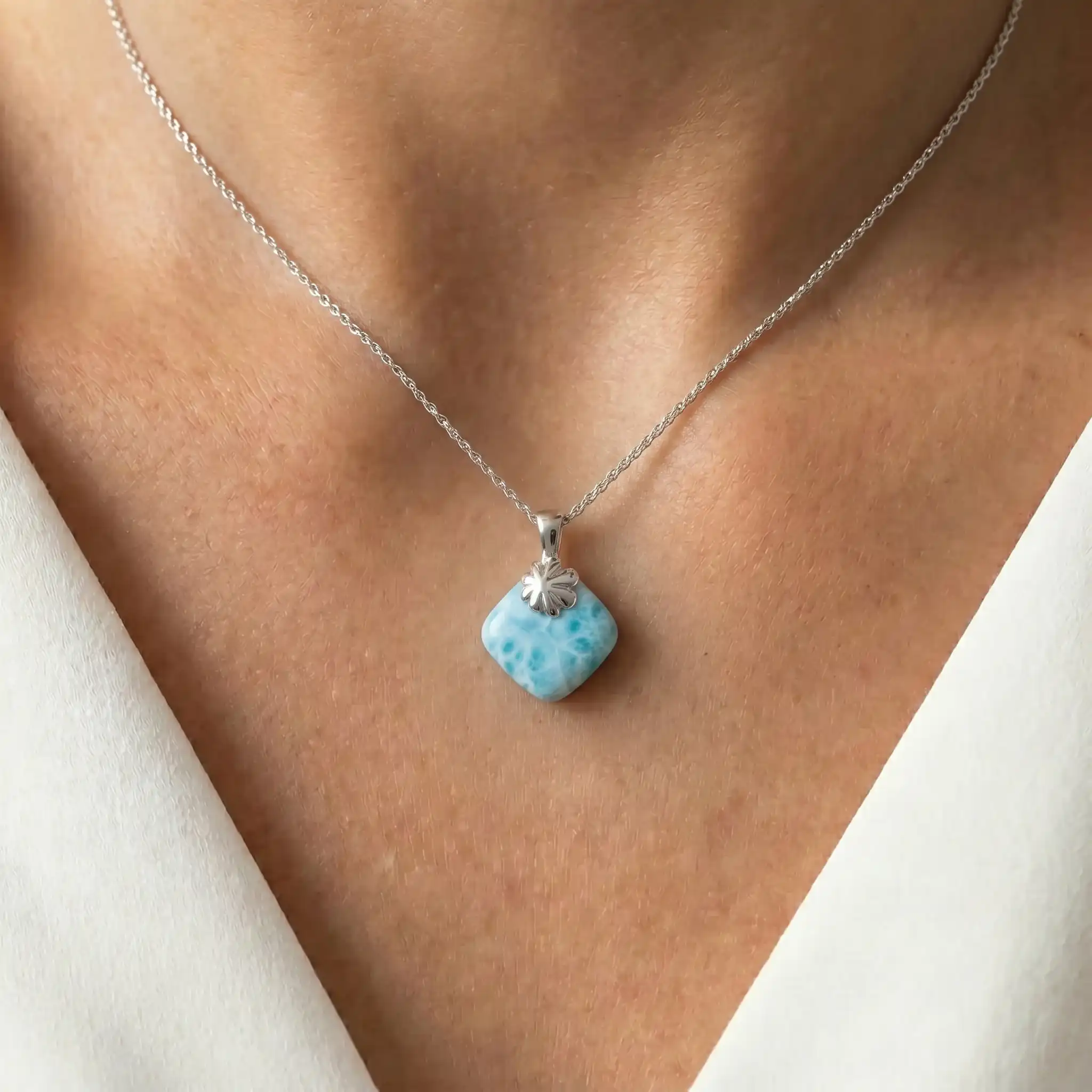 Larimar Necklace 