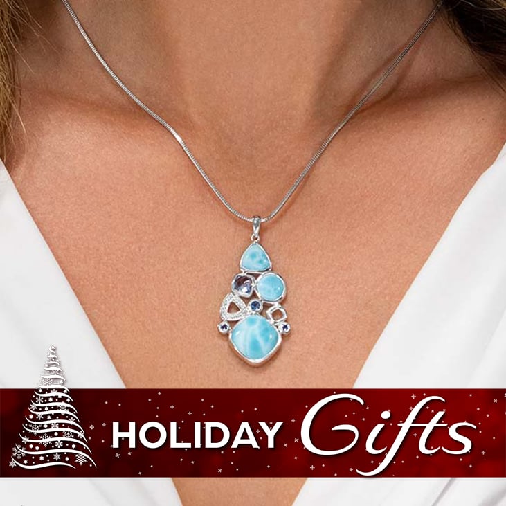 Larimar Alexandria  Pendant