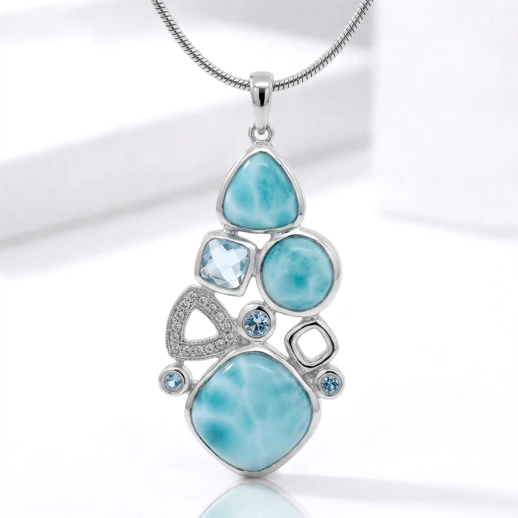 Larimar Alexandria  Pendant