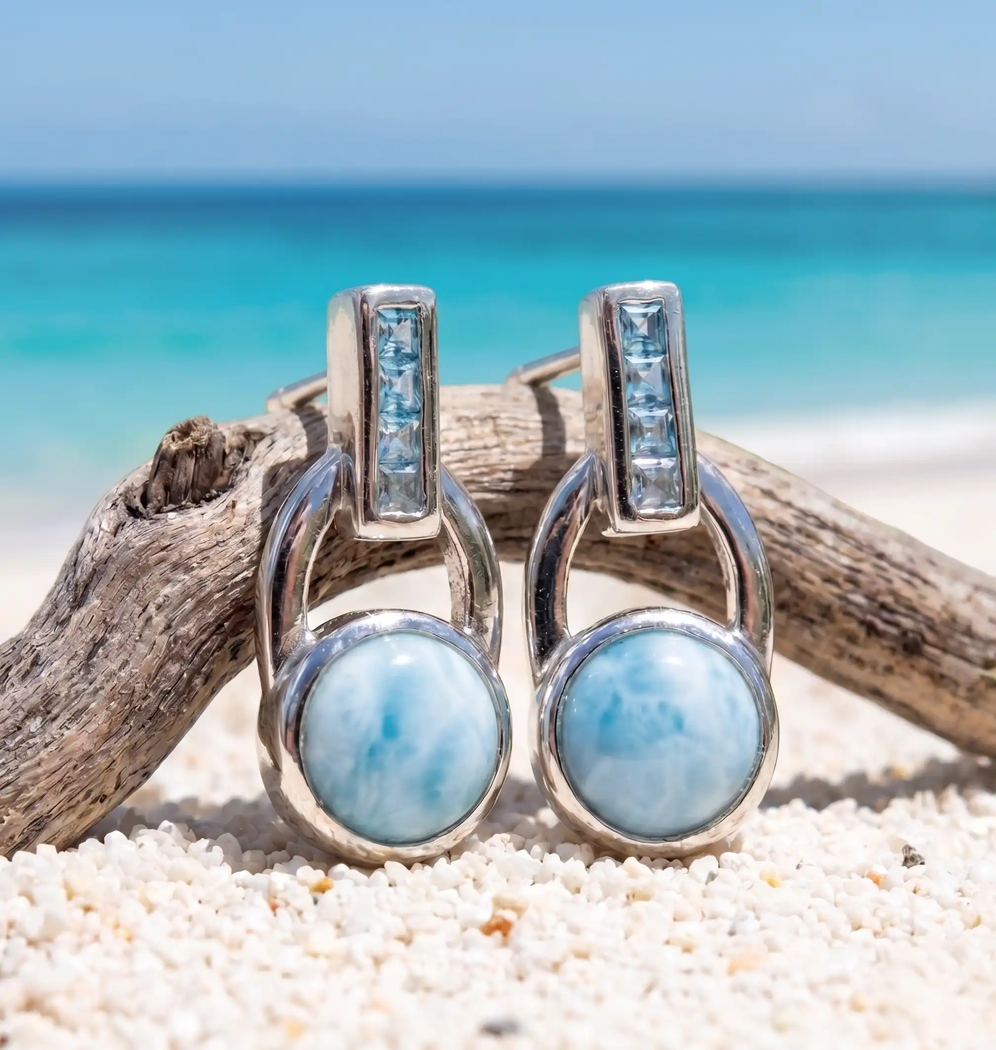 Aqua Earrings