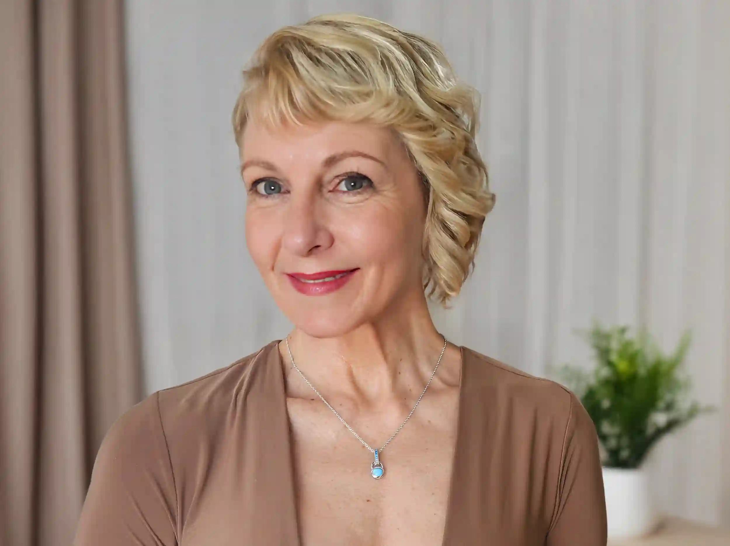 Aqua Necklace in sterling silver with Larimar and blue topaz by marahlago