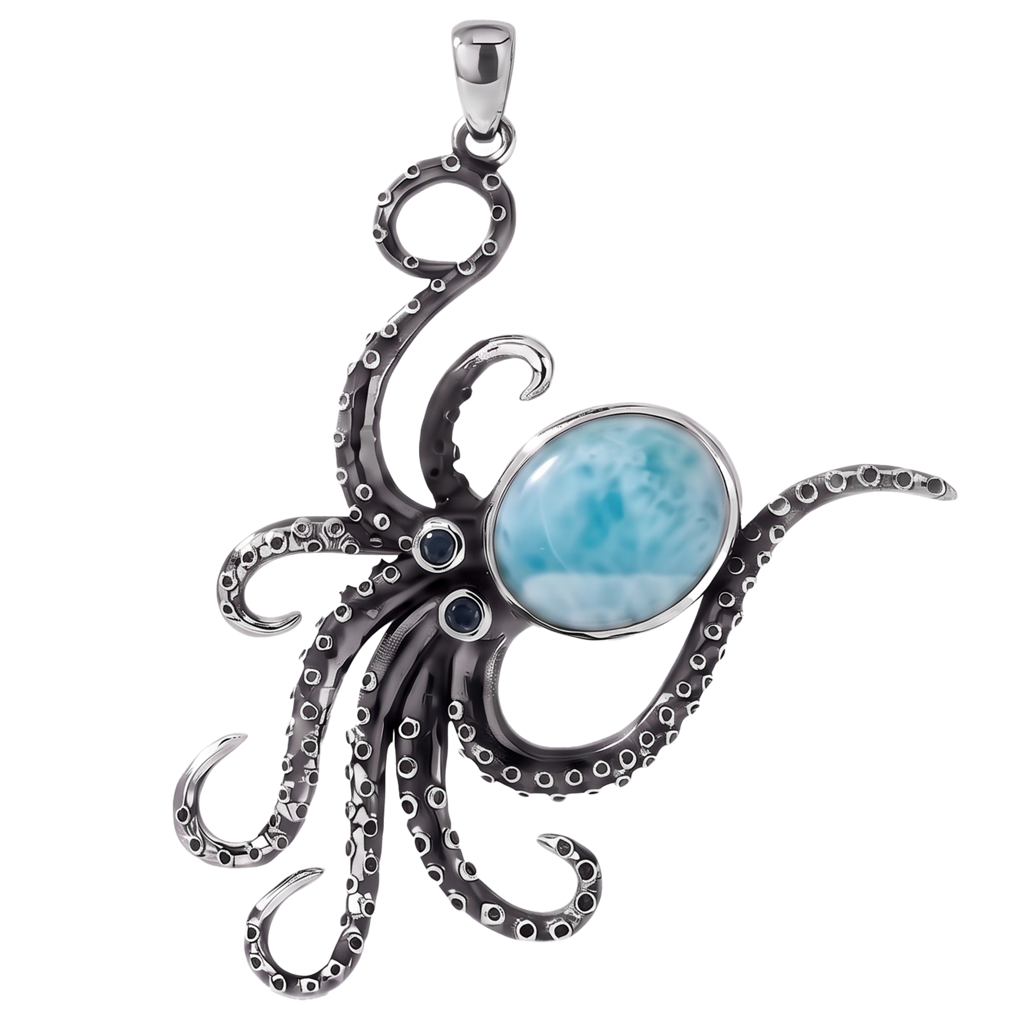 OCTOPUS PENDANT OXIDIZED