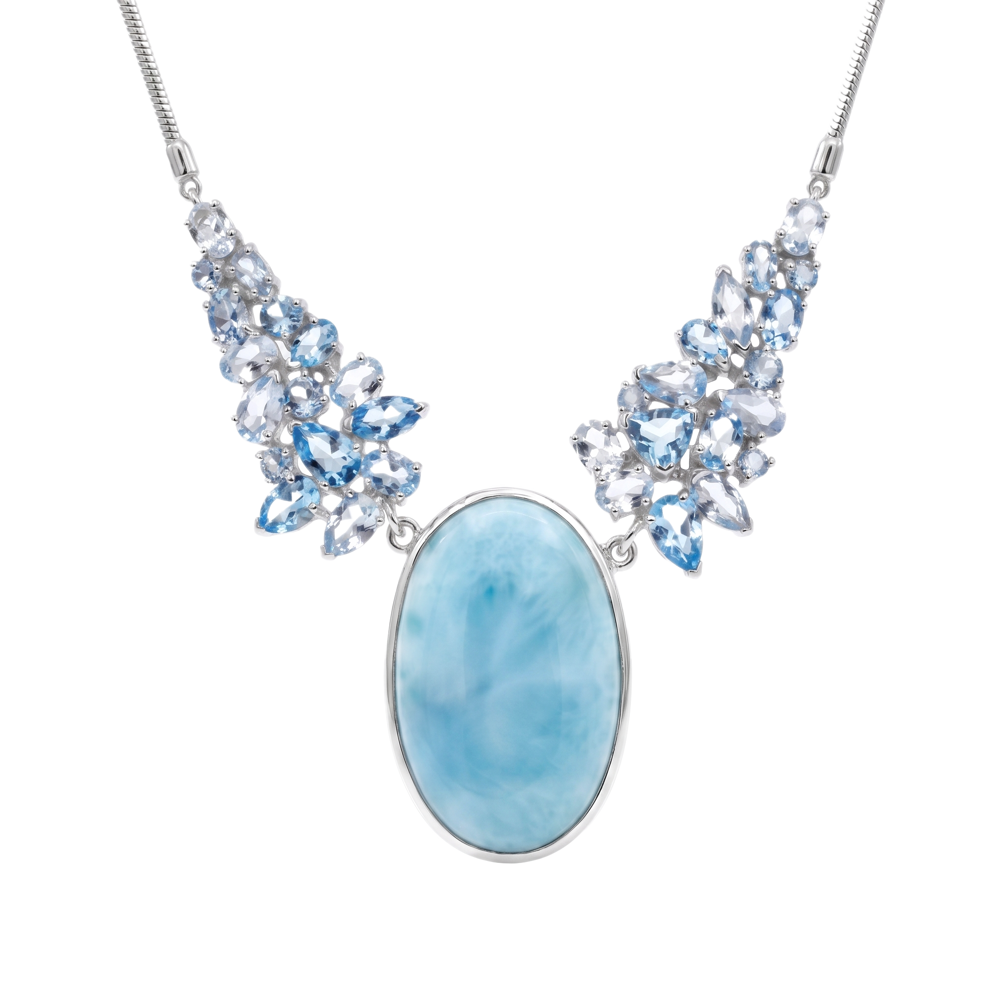GRACE LARIMAR NECKLACE