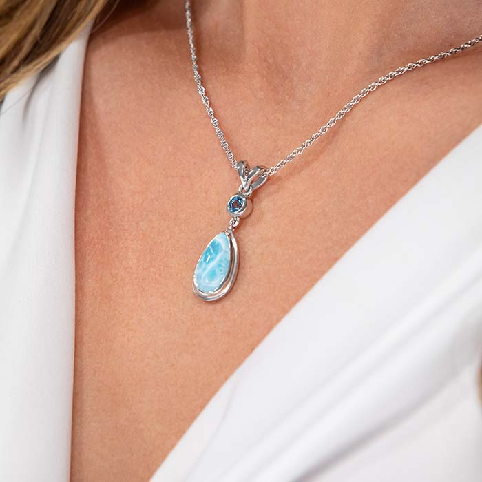 Blue Topaz Necklace i