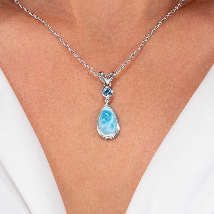 Blue Topaz Necklace i