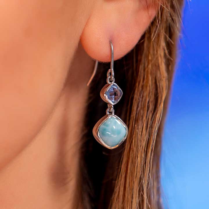 Blue Gemstone earrings
