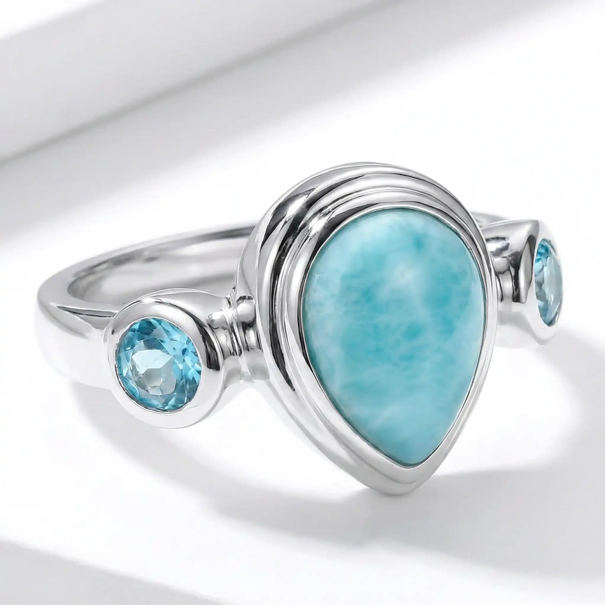 Blue Topaz ring 