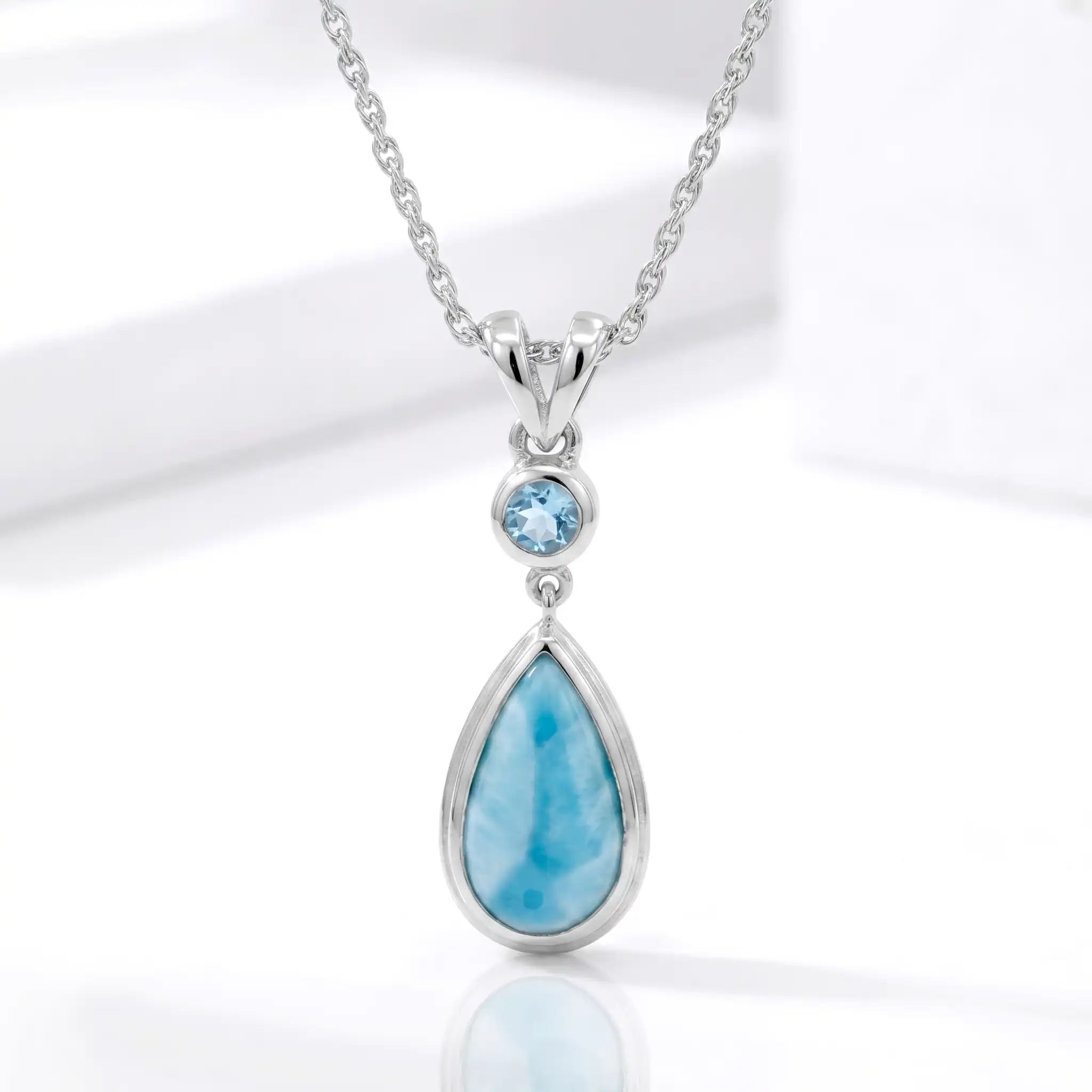 Blue Topaz Necklace 