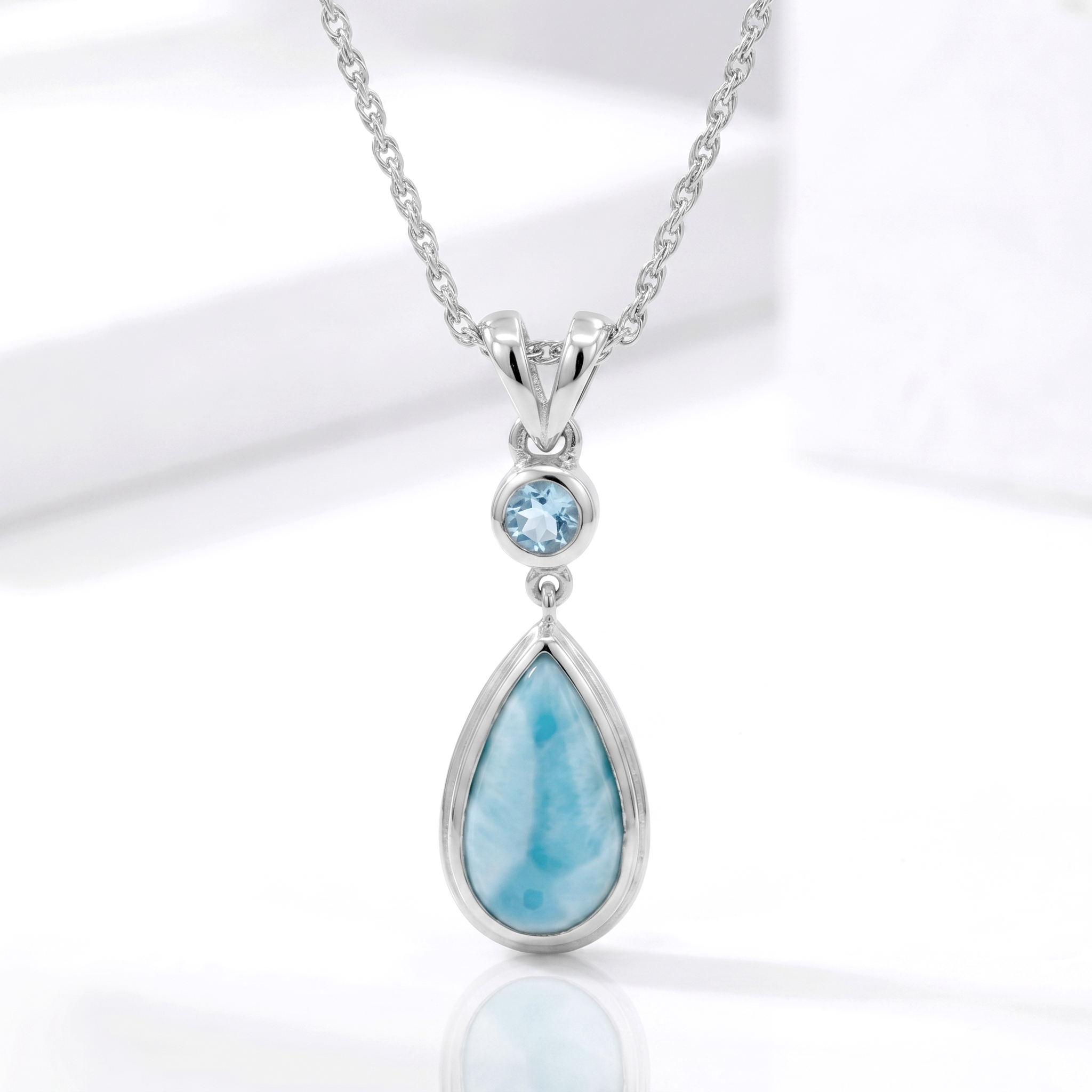 Blue Topaz Necklace 
